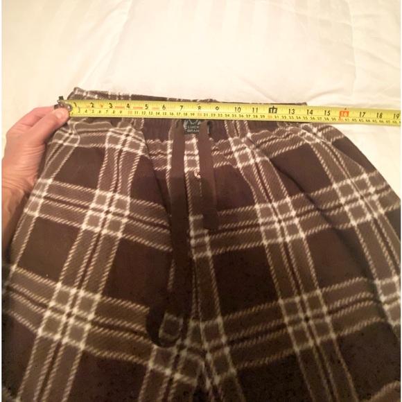 Lucky brand, sleepwear men’s pocketed, drawstring, flannel, medium - Picture 5 of 10